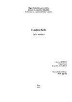 Referāts 'Uzņēmuma "Dzintars" analīze', 1.