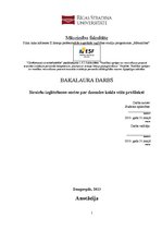 Diplomdarbs 'Sieviešu izglītošanas norise par dzemdes kakla vēža profilaksi', 1.