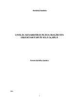 Referāts 'Civilās aizsardzības plāna fragments', 1.