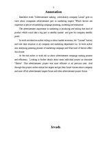 Diplomdarbs 'Reklāmas veidošanas īpatnības uzņēmumā AS "Laima"', 3.