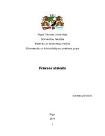 Prakses atskaite 'Būvfirmas projektu vadītāja palīga prakse', 1.