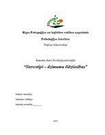 Konspekts 'Stereotipi - dzimumu līdztiesība', 1.