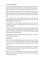 Eseja 'Living in the city versus living in the countryside', 5.