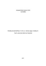 Referāts 'Cilvēka atsvešinātības motīvs un dzīves jēgas meklējumi franču eksistenciālisma ', 1.