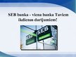 Prezentācija 'AS "SEB banka" galvenie darbības virzieni', 24.