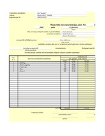 Paraugs 'Inventarizācijas akts', 1.