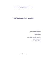 Referāts 'Bezdarbnieki un to iespējas', 1.