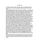 Eseja 'Jānis Domburs', 1.