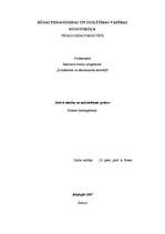 Prakses atskaite 'Aktīvā mācību un audzināšanas prakse', 1.