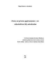 Referāts 'Sienu un griestu apgleznojums: no viduslaikiem līdz mūsdienām', 1.