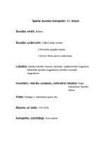 Konspekts 'Sporta stundas konspekts 11.klasei basketbolā', 1.