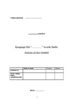 Diplomdarbs 'Kempinga izveide Stalbē', 1.