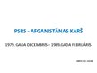 Prezentācija 'PSRS - Afganistānas karš', 1.