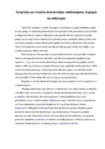 Eseja 'Sengrieķu un romiešu demokrātijas salīdzinājums, kopīgais un atšķirīgais', 1.