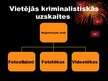 Prezentācija 'Kriminālā reģistrācija', 12.