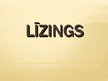 Prezentācija 'Līzings', 1.