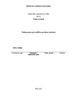 Prakses atskaite 'Dokumentu pārvaldības prakses atskaite', 1.