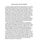 Eseja 'Agate Nesaule "Sieviete dzintarā"', 1.