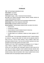 Diplomdarbs 'Bērna psiholoģiskā gatavība skolai', 3.