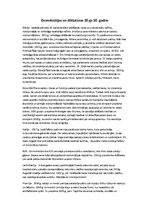 Konspekts 'Demokrātijas un diktatūras 20.gadsimta 30.gados', 1.