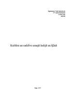 Referāts 'Kultūra un sadzīve Senajā Indijā', 1.