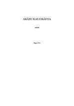 Referāts 'Arābu kaligrāfija', 1.