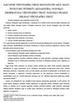 Konspekts 'Galvenie vērtspapīru tirgu regulējošie normatīvie akti', 1.