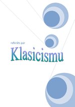 Referāts 'Klasicisms', 1.