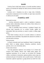 Referāts 'Investīcijas', 3.