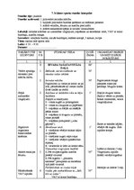 Paraugs 'Sporta stundas konspekts 7.klasei rotaļās', 1.