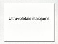 Prezentācija 'Ultravioletais starojums', 1.