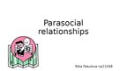Prezentācija 'Parasocial relationships', 1.