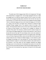 Konspekts 'Commercial Analysis', 1.