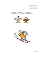 Konspekts 'Sporta stundas vadīšana', 1.