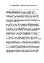 Eseja 'Latvijas darba tirgus īpatnības, tendences', 1.