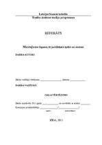 Referāts 'Mantojuma līgums, tā juridiskais spēks un nozīme', 1.