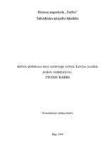 Referāts 'Aktīvās pārdošanas loma mārketinga sistēmā. Latvijas jaunākās prakses atspoguļoj', 1.