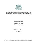 Referāts 'Horizontālā leņķa mērīšana, slīpuma leņķa mērīšana', 1.
