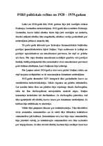 Eseja 'PSRS politiskais režīms', 1.