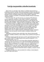 Eseja 'Latvija starptautisko attiecību kontekstā', 1.