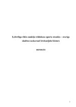 Referāts 'Labvēlīga vides modeļa veidošana sporta stundās - svarīgs skolēnu saskarsmi iete', 1.