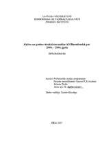 Diplomdarbs 'Aktīvu un pasīvu struktūras analīze a/s "Hansabanka" par 2000. - 2006.gadu', 1.