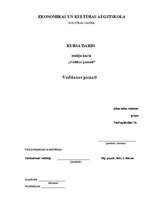 Referāts 'Vadīšanas pamati', 1.