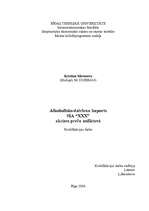 Referāts 'Alkoholisko dzērienu imports SIA “XXX” akcīzes preču noliktavā', 1.