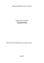 Referāts 'Ergonomika', 1.