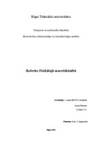 Referāts 'Fizikālās materiālzinības', 1.