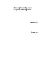 Biznesa plāns 'Uzņēmums "Zaļais pumpurs"', 1.