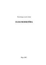 Referāts 'Elektrodrošība', 1.