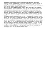 Eseja 'My Principal Values: My Family and Education', 1.