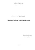 Referāts 'Bezdarbs, tā ietekme uz tautsaimniecības attīstību', 1.